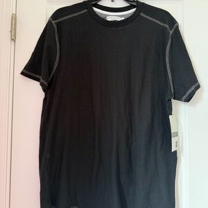 New Men's Modern Culture Black Short-Sleeve Crewneck Shirt